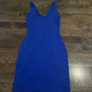 Women's blue dress